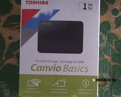 жесткий внешний диск, 1 ТВ. Toshiba. Новый