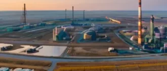 Панорама индустриального Кемеровской области с угольной добычей, коксохимией и новыми индустриальными проектами