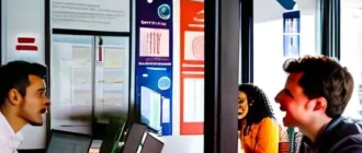 Команда стартаперов на акселерационной сессии с наставниками и демонстрацией ростовой траектории