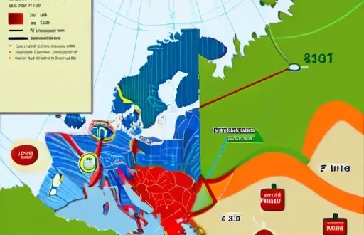 Иллюстрация газовой стратегии России: маршруты экспорта газа, LNG-терминалы и графики цен