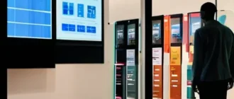 Графическая иллюстрация нейро-аналитики в розничной торговле: эмоции и цена в магазинах