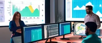 IT-команда на совещании: облачные технологии, данные и безопасность в фокусе