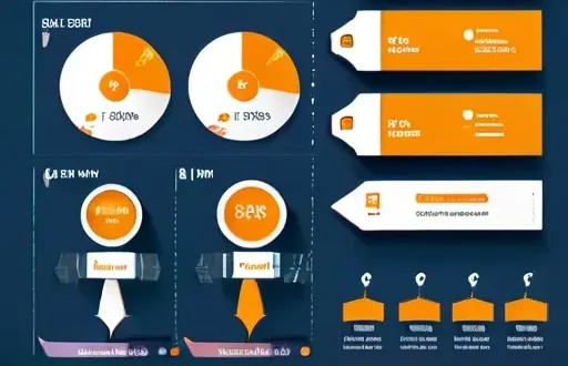 Инфографика 30-дневного исследования рынка: карты TAM/SAM/SOM, сегменты аудитории, воронка продаж и графики KPI